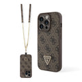 Estuche GUESS Hard Case iPhone 15 Pro - Café
