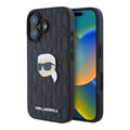 Estuche Karl Lagerfeld Skin iPhone 16 - Negro