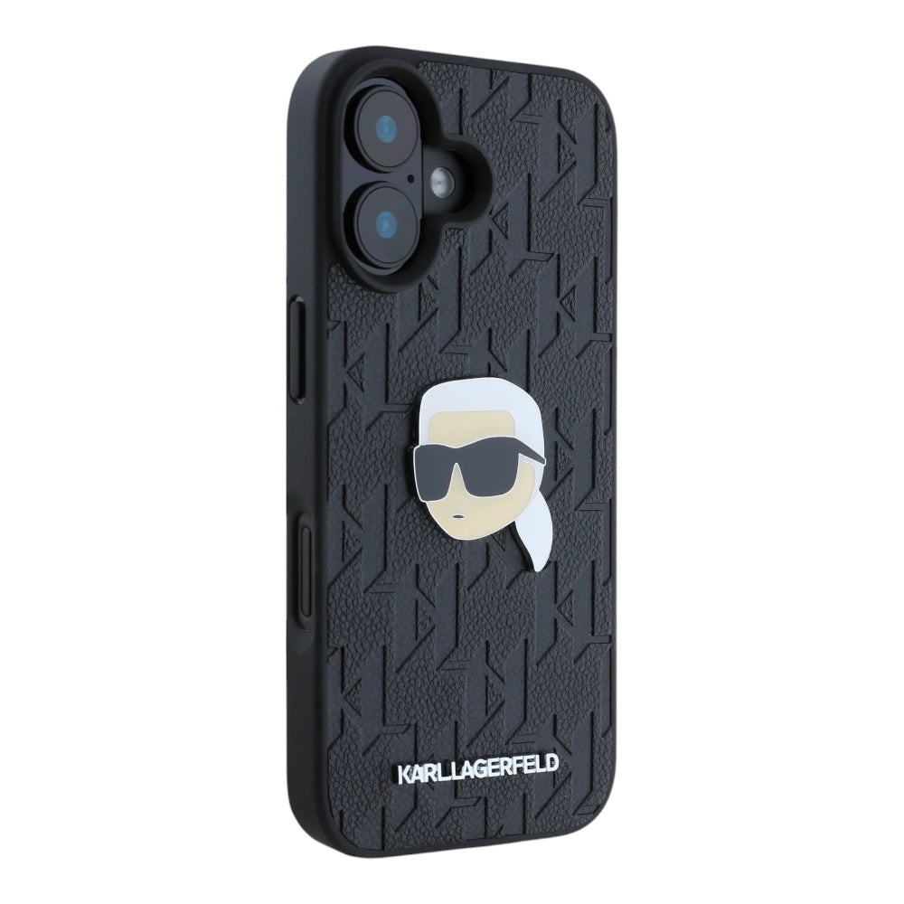 Estuche Karl Lagerfeld Skin iPhone 16 - Negro