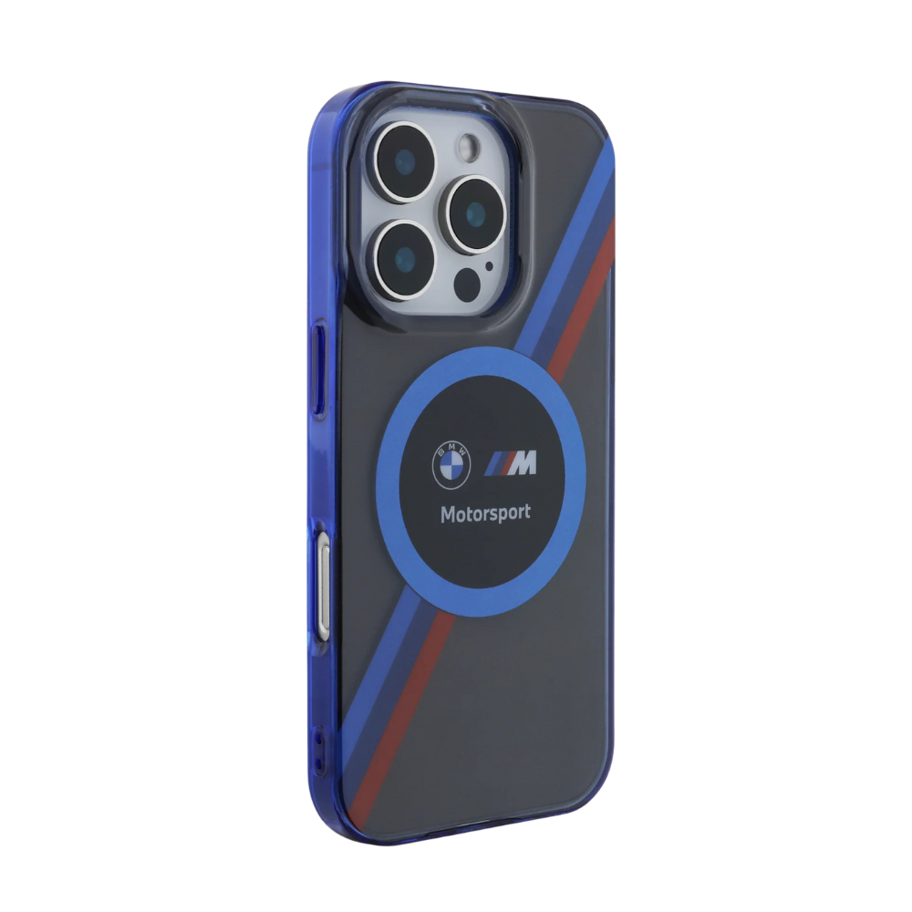 Estuche BMW Hc Motorsport MagSafe Iml Circle Black para iPhone 16 Pro