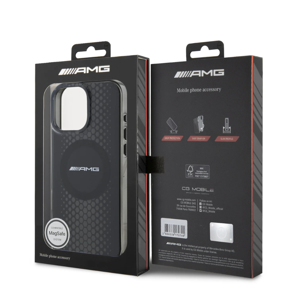 Estuche Amg Hc MagSafe para iPhone 16 Pro - Negro