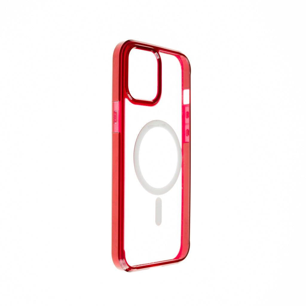 Estuche Clásico Spigen MagSafe Rojo/Transparente para iPhone 13 Pro Max