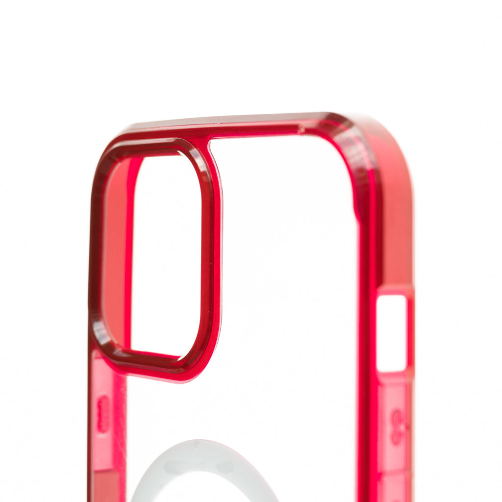 Estuche Clásico Spigen MagSafe Rojo/Transparente para iPhone 13 Pro Max